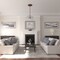 Ekena Millwork Warsaw Medallion (Canopies up to 3 1/2"), 18"OD x 3 1/2"ID x 1 3/8"P, Burnished Mahogany Crackle CM18WABMC - alternate 4